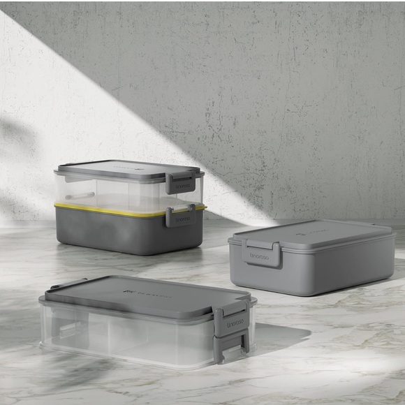 Stackable Bento Box Adult Lunch Box | Meet All You On-the-Go Needs for Food - Picture 9 of 10